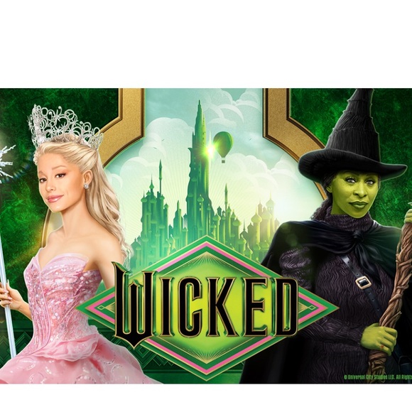 WICKED NEW Glinda the good witch deluxe official girls costume -pink - Picture 7 of 9